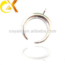 china alibaba Stainless Steel Jewelry men's pendant, hollow crescent-shaped pendant